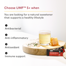 Load image into Gallery viewer, UMF™ 5+ Manuka Honey, 12 sachets.