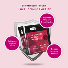Load image into Gallery viewer, Cranberry Probiotics Manuka Honey Drink, 15 Sachets