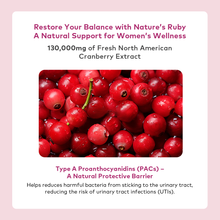 Load image into Gallery viewer, Cranberry Probiotics Manuka Honey Drink, 15 Sachets