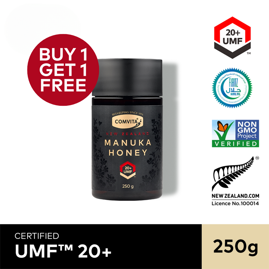 [BUY 1 FREE 1] UMF™ 20+ Manuka Honey, 250 g