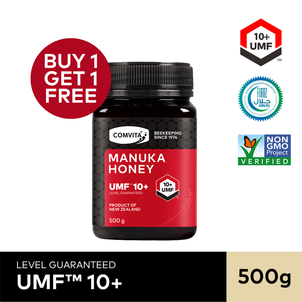 [BUY 1 FREE 1] UMF™ 10+ Manuka Honey, 500 g.
