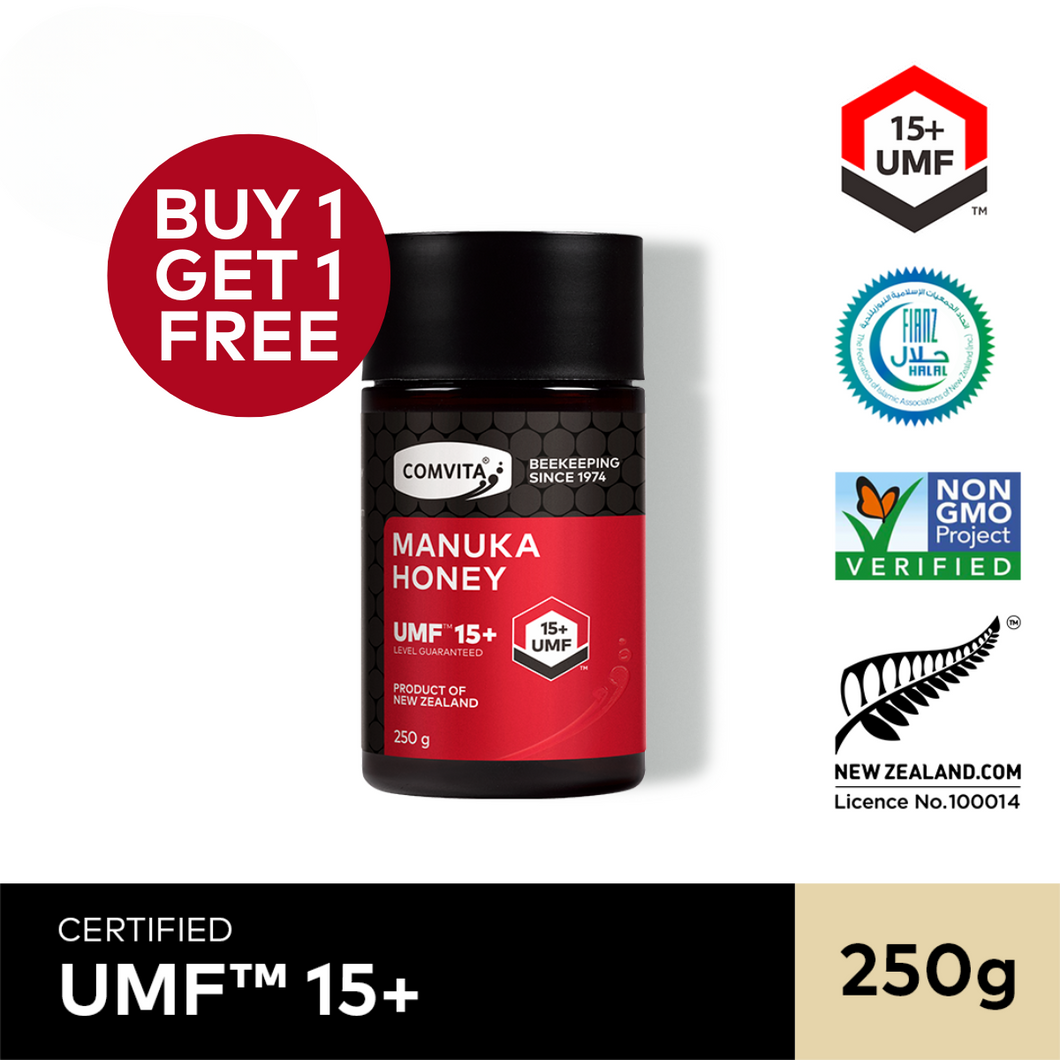 [Buy 1 Free 1] UMF™ 15+ Manuka Honey, 250 g.