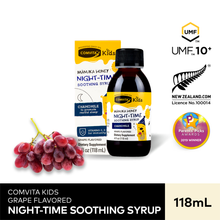Load image into Gallery viewer, Kids Night-Time Soothing Syrup - Grape Flavour, 118 ml.