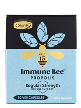 Load image into Gallery viewer, Immune Bee™ Propolis Regular Strength PFL™ 15 (30 Veg Capsules)