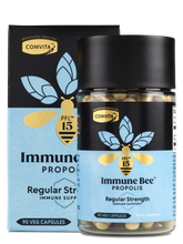 Load image into Gallery viewer, Immune Bee™ Propolis Regular Strength PFL™ 15 (90 Veg Capsules)