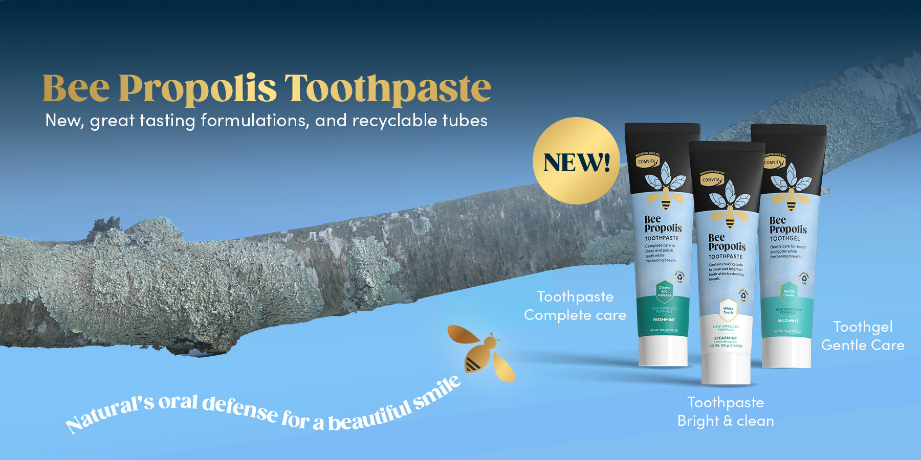 Bee Toothpaste Bee Propolis Toothpaste – Comvita Singapore