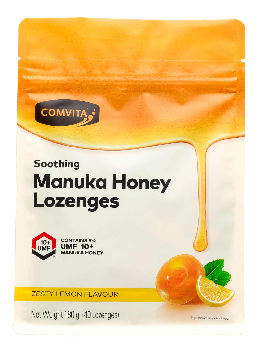 Pack of 3: Manuka Honey Lozenges - Lemon & Honey, 40s