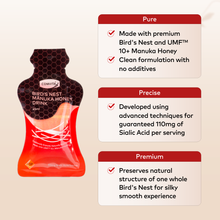 Load image into Gallery viewer, Bird's Nest Manuka Honey Drink (45ml x 10)
