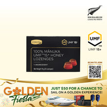 Load image into Gallery viewer, UMF™ 15+ 100% Pure Manuka Honey Lozenges
