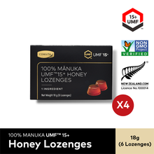 Load image into Gallery viewer, UMF™ 15+ 100% Pure Manuka Honey Lozenges
