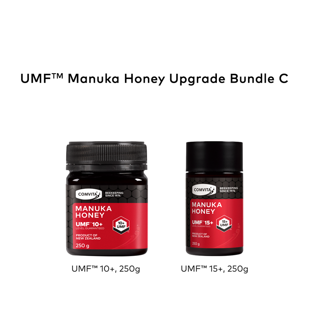 Manuka Honey UMF™ 5+, 10+, 15+, 20+ Upgrade Bundle