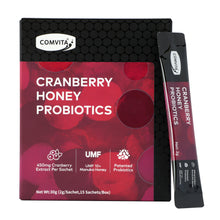 Load image into Gallery viewer, Cranberry Probiotics Manuka Honey Drink, 15 Sachets
