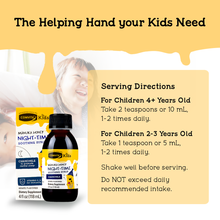 Load image into Gallery viewer, Kids Night-Time Soothing Syrup - Grape Flavour, 118 ml.
