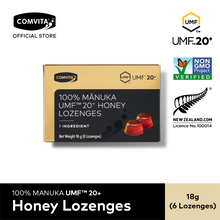 Load image into Gallery viewer, Comvita 100% Manuka UMF™20+ Honey Lozenges 6s
