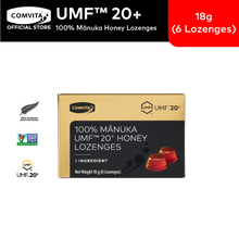 Load image into Gallery viewer, [Pack of 12] Comvita 100% Manuka UMF™ 20+ Honey Lozenges 6s
