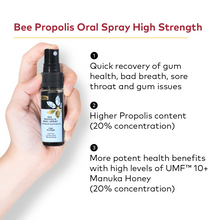 Load image into Gallery viewer, Bee Propolis Oral Spray High Strength (20ml)
