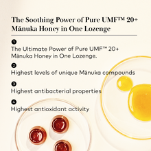 Load image into Gallery viewer, Comvita 100% Manuka UMF™20+ Honey Lozenges 6s
