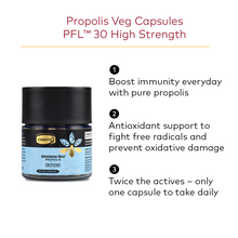 Load image into Gallery viewer, Immune Bee™ Propolis High Strength PFL™ 30 (90 Veg Capsules)
