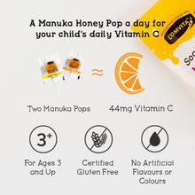 Load image into Gallery viewer, Pack of 6: Manuka Honey UMF™ 10+ Soothing Pops, 15 pops
