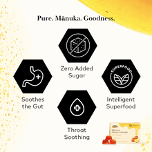 Load image into Gallery viewer, Comvita Manuka Honey Lozenges with Ginger 6s
