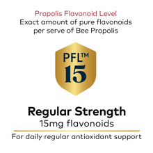 Load image into Gallery viewer, Immune Bee™ Propolis Regular Strength PFL™ 15 (30 Veg Capsules)
