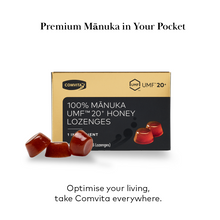 Load image into Gallery viewer, Comvita 100% Manuka UMF™20+ Honey Lozenges 6s
