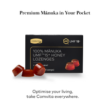 Load image into Gallery viewer, UMF™ 15+ 100% Pure Manuka Honey Lozenges
