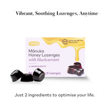 Load image into Gallery viewer, Comvita Manuka Honey Lozenges with Blackcurrant 6s
