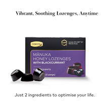 Load image into Gallery viewer, UMF™ 10+ Manuka Honey Lozenges - Blackcurrant
