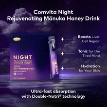 Load image into Gallery viewer, Night Rejuvenating Manuka Honey Drink, 15 Sachets
