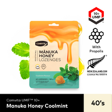 Load image into Gallery viewer, Comvita Manuka Honey Lozenges with Propolis - Coolmint 40s
