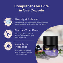 Load image into Gallery viewer, Eye Health Capsules With Bilberry 30's
