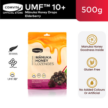 Load image into Gallery viewer, [Pack of 2] Comvita Manuka Honey Lozenges with Elderberry Extract - 500g

