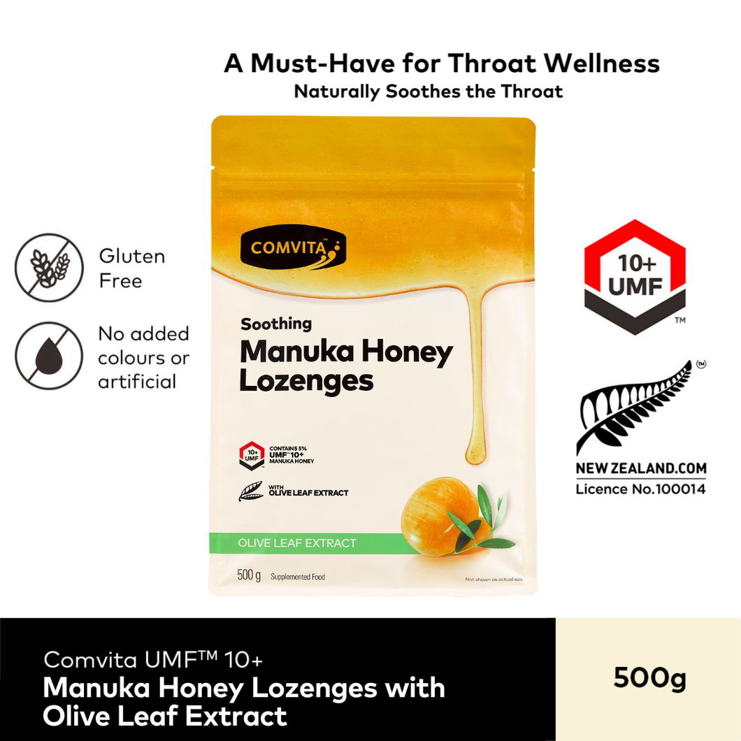 Manuka Honey Lozenges with Olive Leaf Extract - 500g