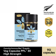 Load image into Gallery viewer, Immune Bee™ Propolis High Strength PFL™ 30 (90 Veg Capsules)
