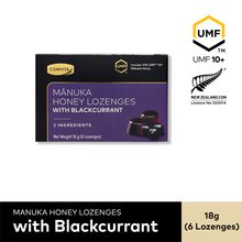 Load image into Gallery viewer, UMF™ 10+ Manuka Honey Lozenges - Blackcurrant
