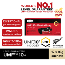 Load image into Gallery viewer, UMF™ 10+ Manuka Honey, 12 sachets.
