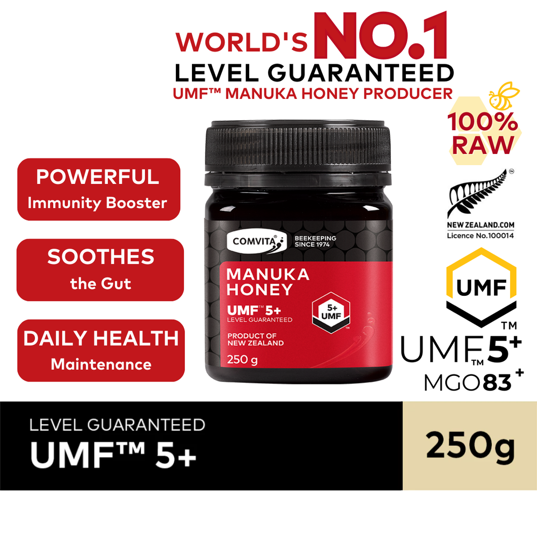 UMF™ 5+ Manuka Honey, 250 g.