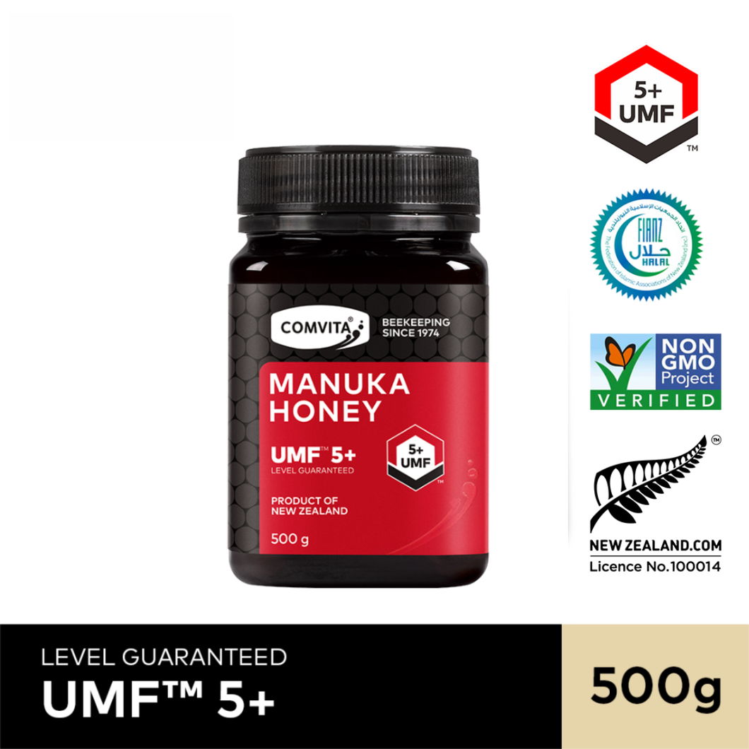 UMF™ 5+ Manuka Honey, 500 g.