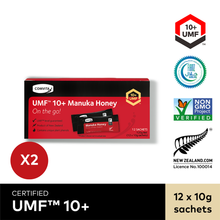 Load image into Gallery viewer, UMF™ 10+ Manuka Honey, 12 sachets.
