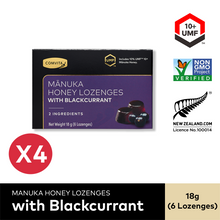 Load image into Gallery viewer, UMF™ 10+ Manuka Honey Lozenges - Blackcurrant
