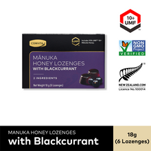 Load image into Gallery viewer, UMF™ 10+ Manuka Honey Lozenges - Blackcurrant
