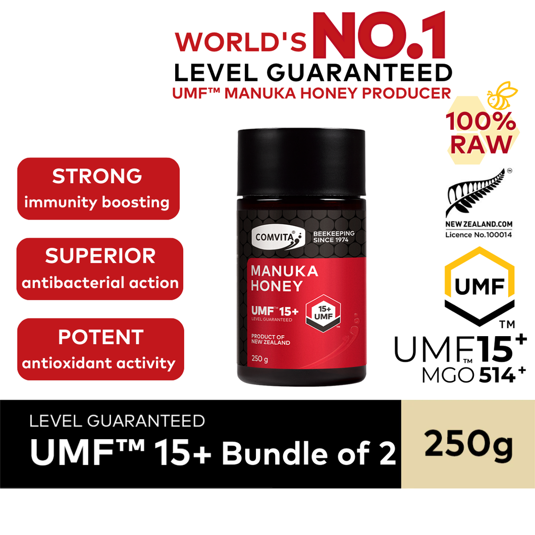 UMF™ 15+ Manuka Honey, 250 g.