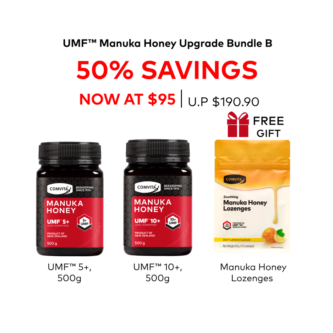 Manuka Honey UMF™ 5+, 10+, 15+, 20+ Upgrade Bundle