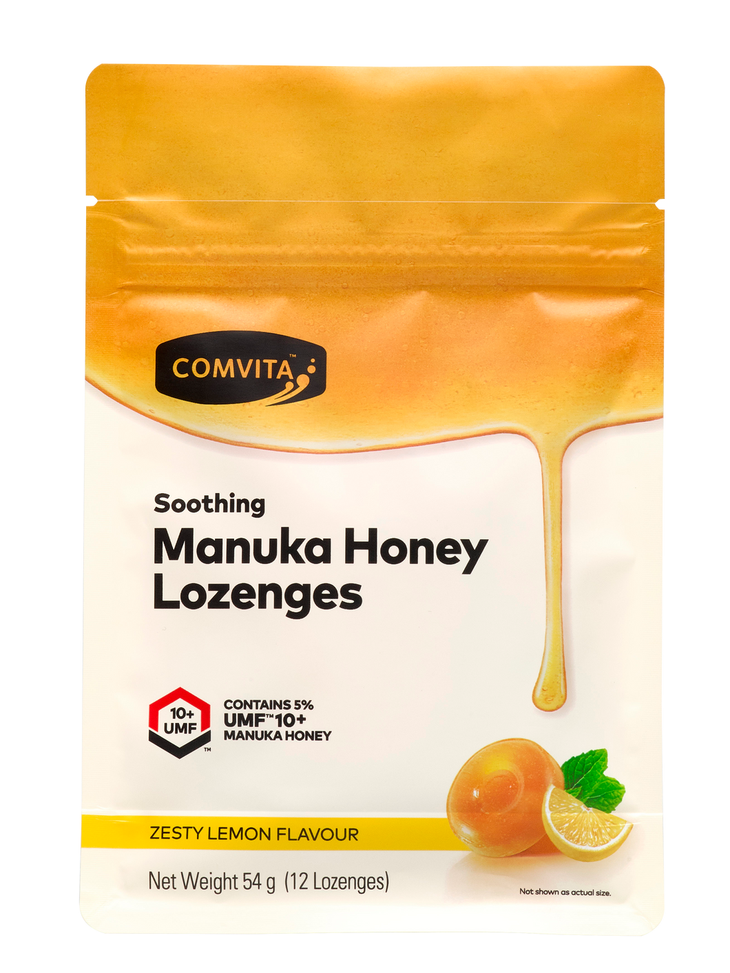 Manuka Honey Lozenges - Lemon & Honey, 12s