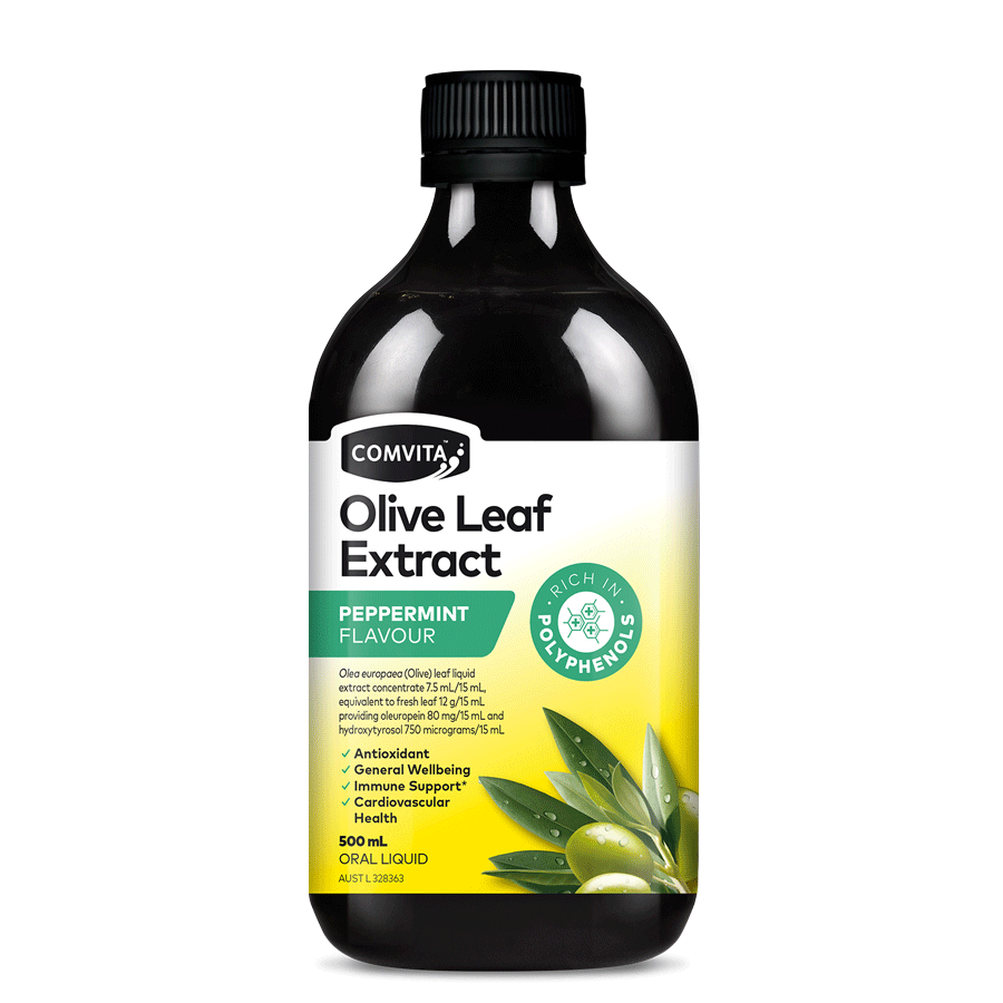 Olive Leaf Extract - Peppermint Flavor, 500 ml.