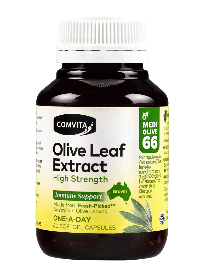 Olive Leaf Extract caps (High Strength), 60 caps.
