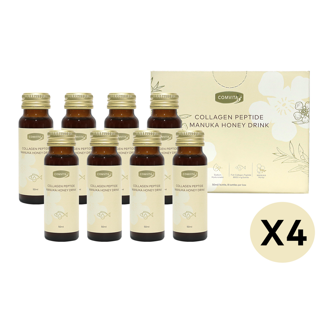 Comvita Collagen Peptide Manuka Honey Drink Bundle of 4